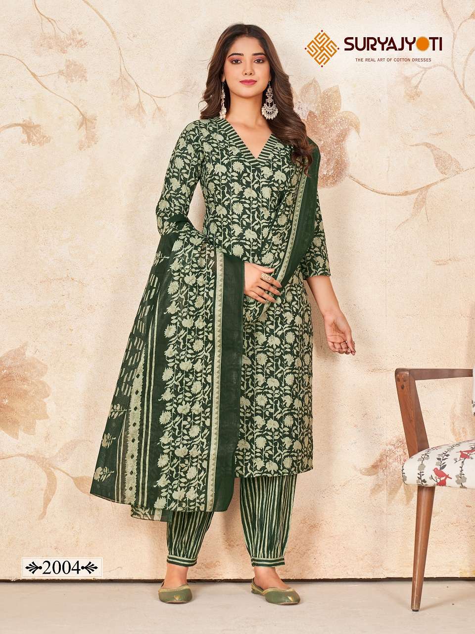 Suryajyoti Priyal Vol-2- Kurti Afghani Pant With Dupatta Wholesale Catalog