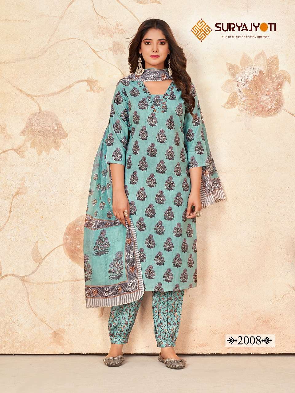 Suryajyoti Priyal Vol-2- Kurti Afghani Pant With Dupatta Wholesale Catalog
