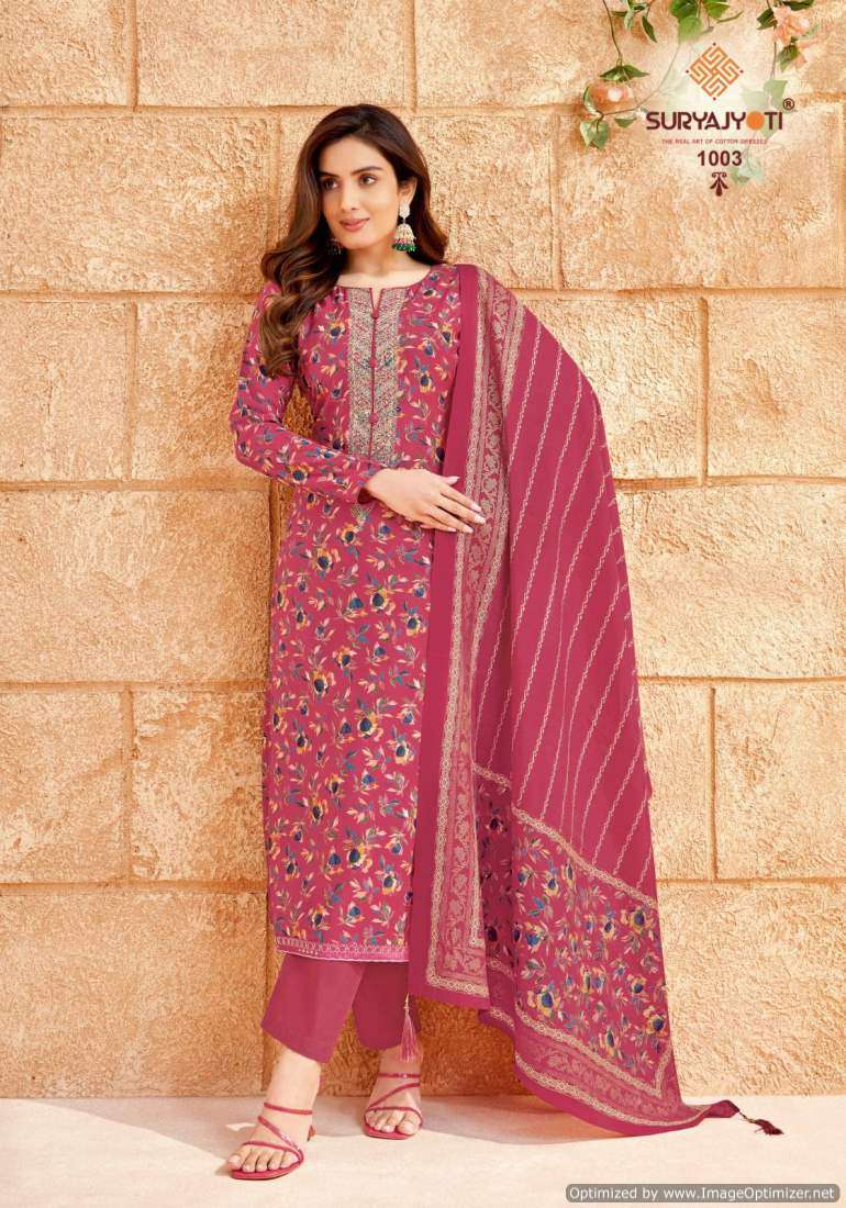 Suryajyoti Priyanka Vol-1 – Dress material - Wholesale catalog