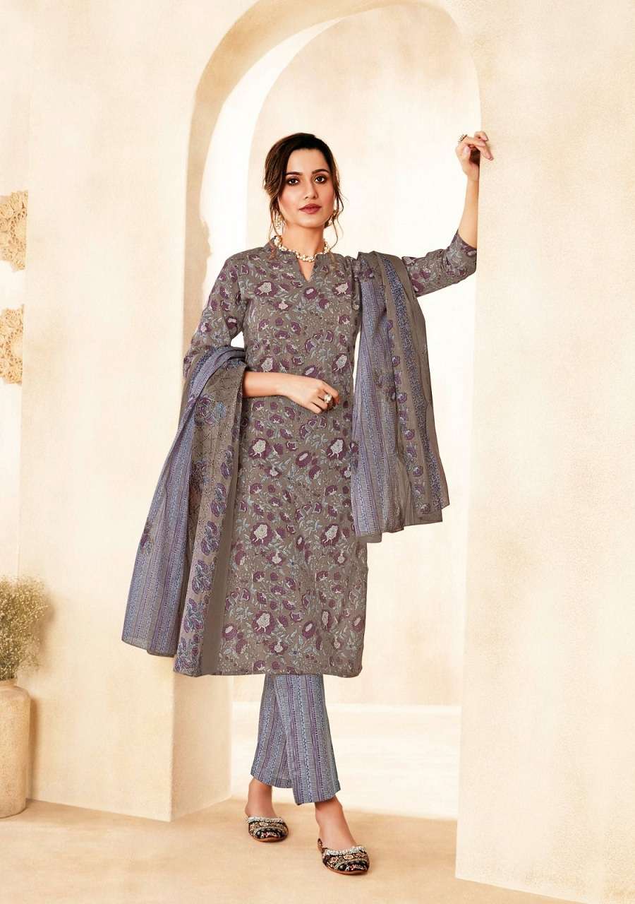 Suryajyoti Priyasi Vol-7 Cotton Dress Material Wholesale Catalog