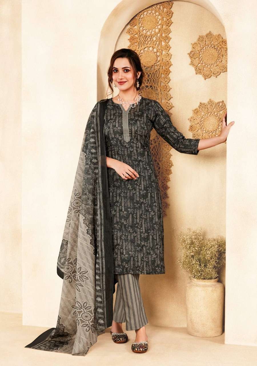 Suryajyoti Priyasi Vol-7 Cotton Dress Material Wholesale Catalog