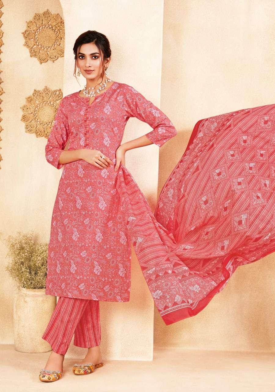 Suryajyoti Priyasi Vol-7 Cotton Dress Material Wholesale Catalog