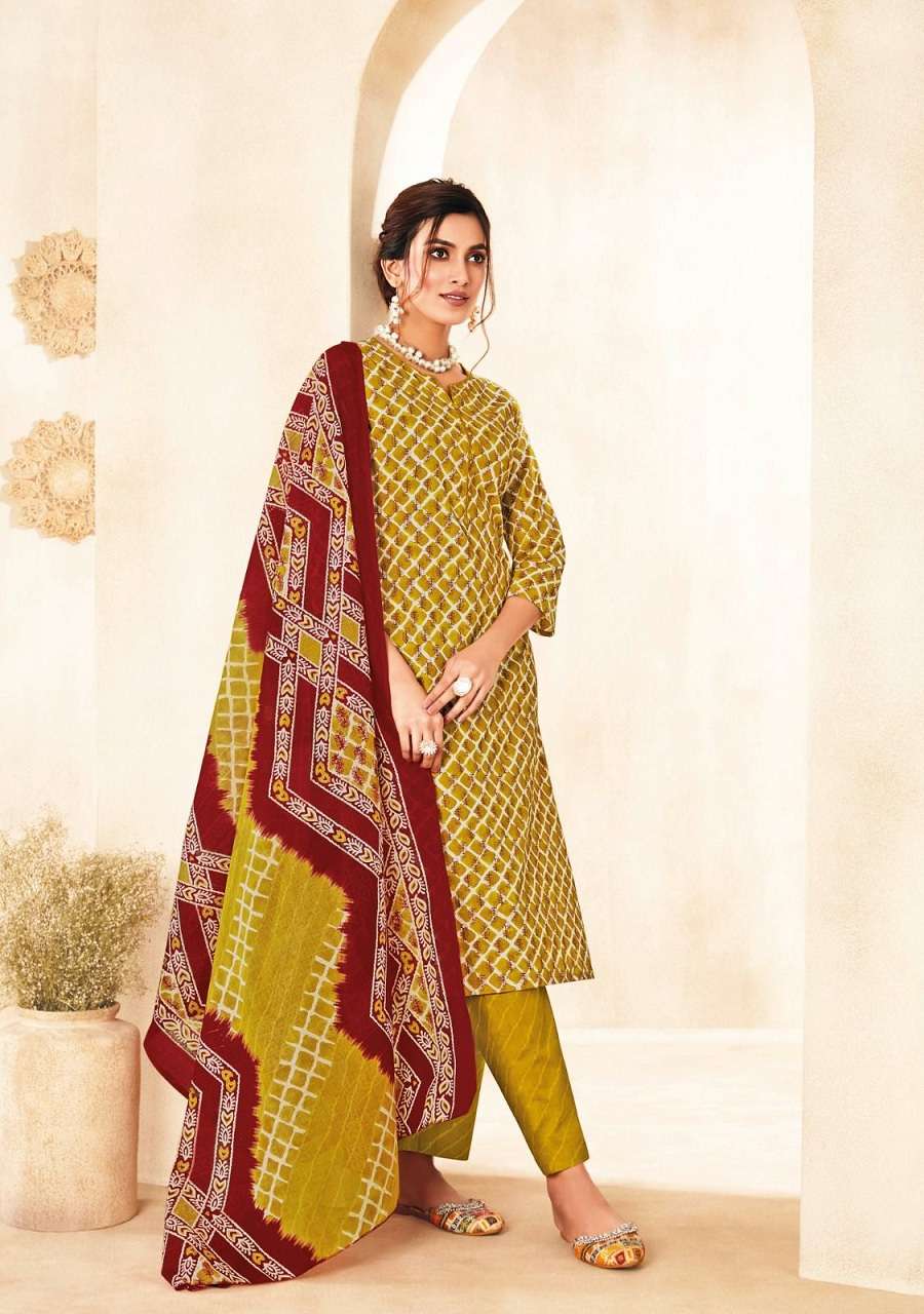 Suryajyoti Priyasi Vol-7 Cotton Dress Material Wholesale Catalog