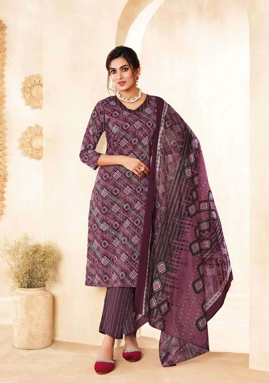 Suryajyoti Priyasi Vol-7 Cotton Dress Material Wholesale Catalog