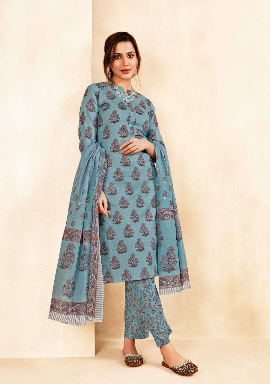 Suryajyoti Priyasi Vol-7 Cotton Dress Material Wholesale Catalog