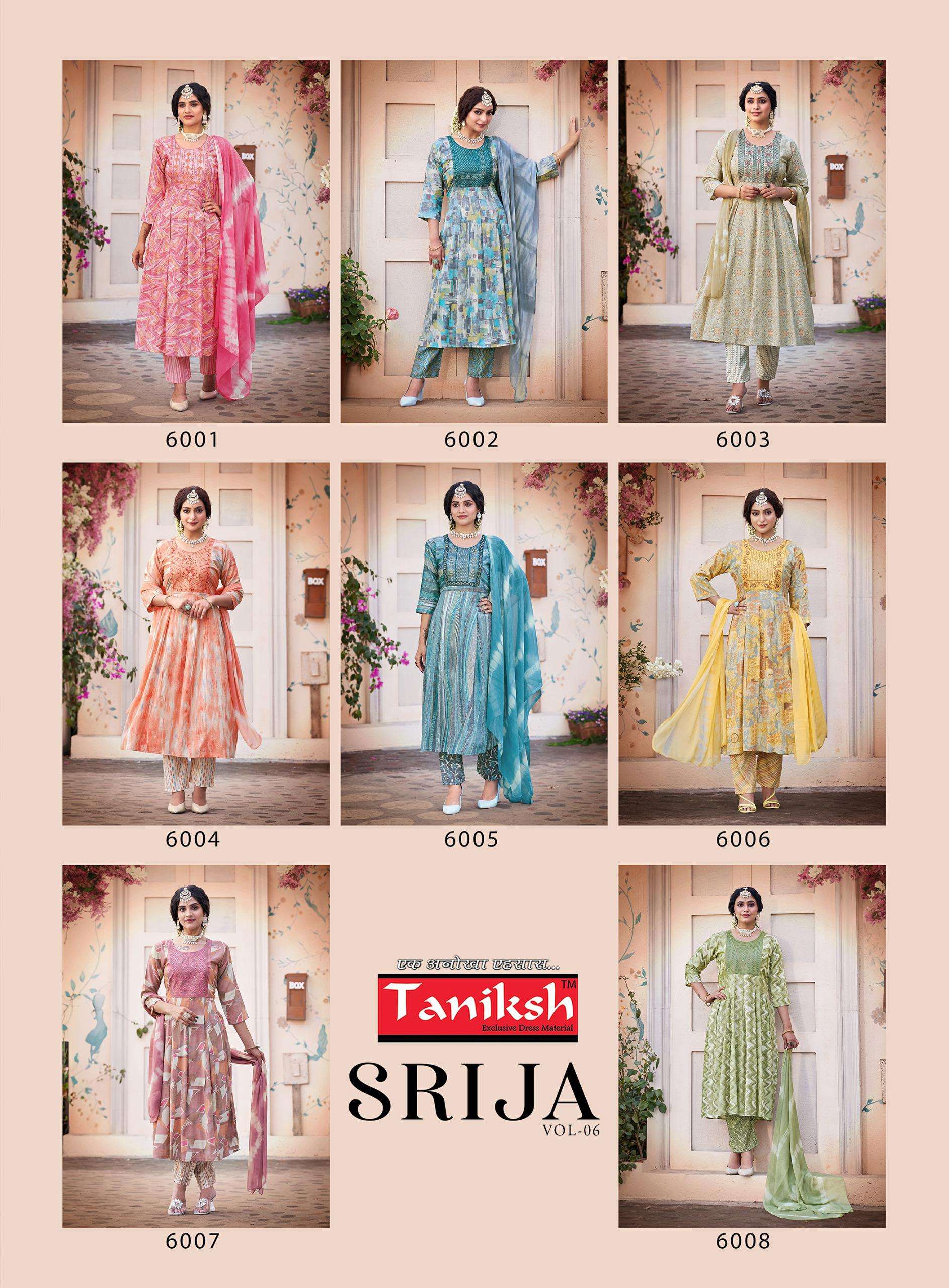TANIKSH SRIJA vol -6 Kurti Wholesale catalog