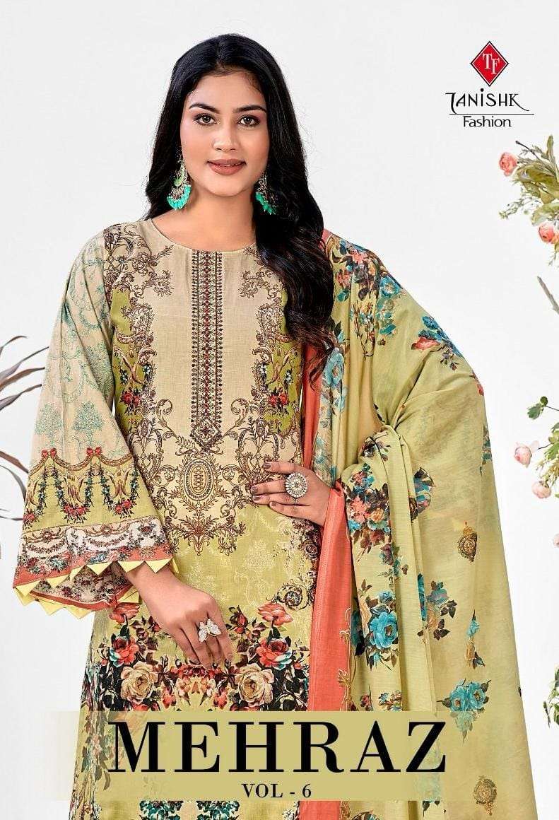 TANISHK FASHION MEHRAAZ6-LAWN Salwar Kameez Wholesale catalog