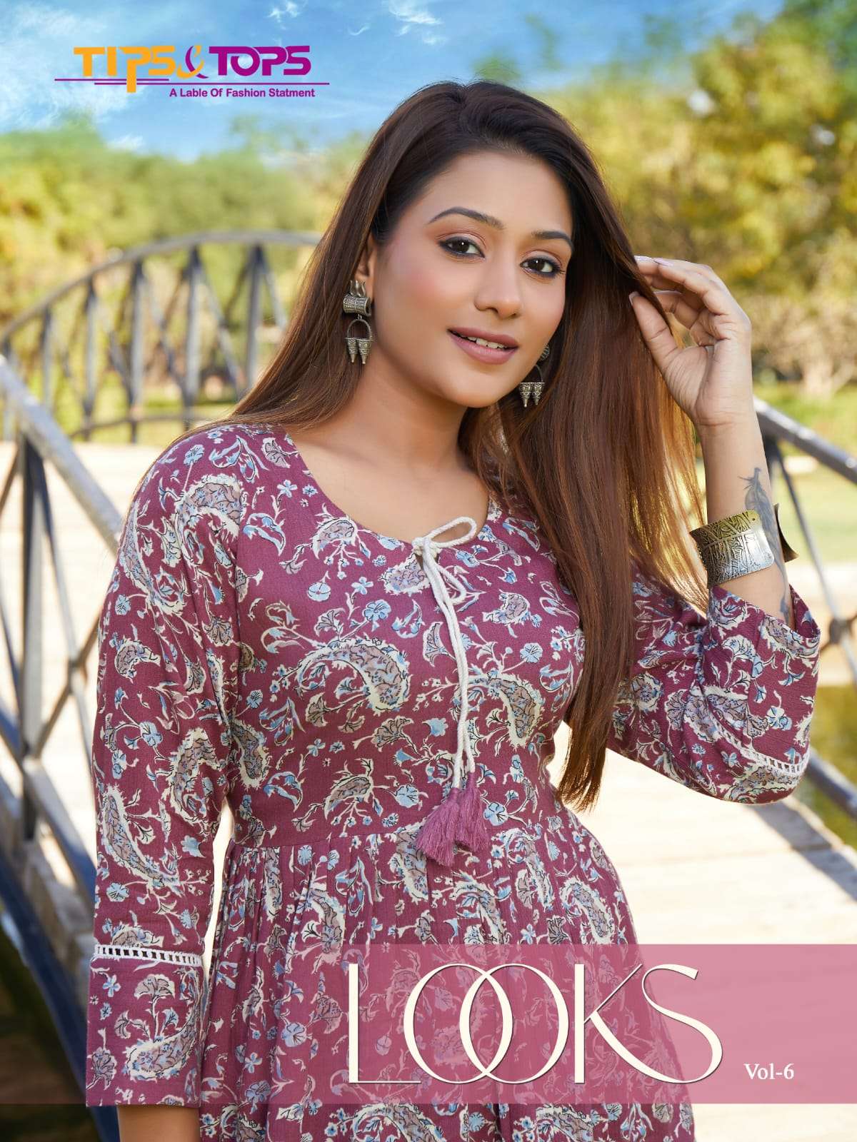 TIPS & TOPS LOOKS Vol 06 Kurti Wholesale catalog