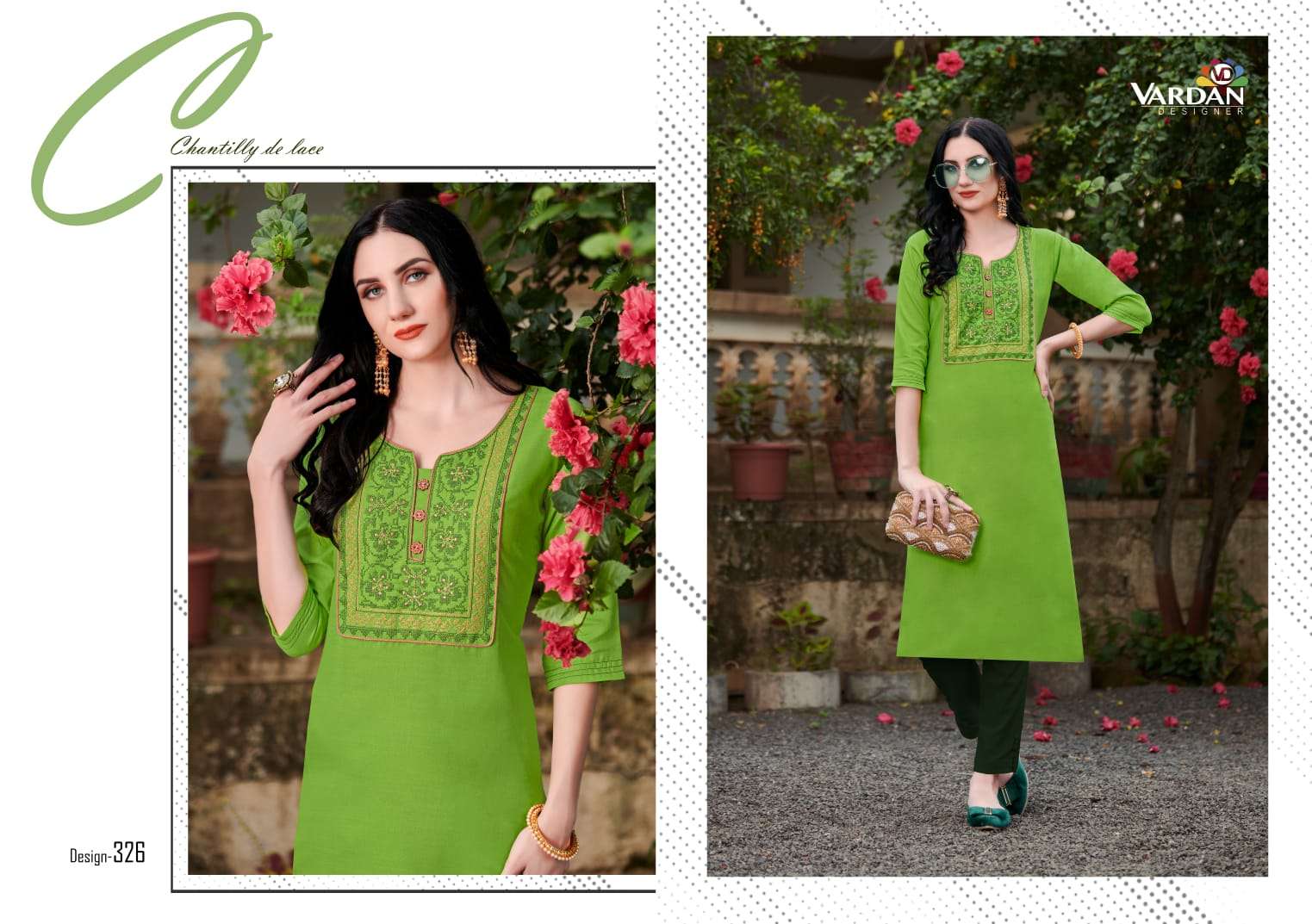 Vardan Designer Cloud Vol-2 Kurti Wholesale catalog