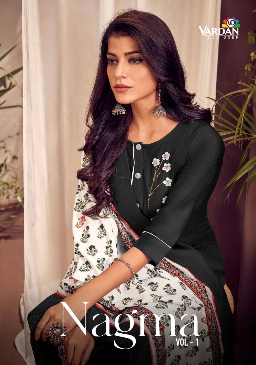 Vardan designer Nagma Vol - 1 Kurti Wholesale catalog