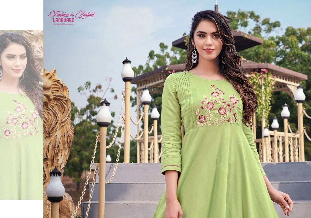 Vardan Designer Ravia Vol- 2 Kurti Wholesale catalog