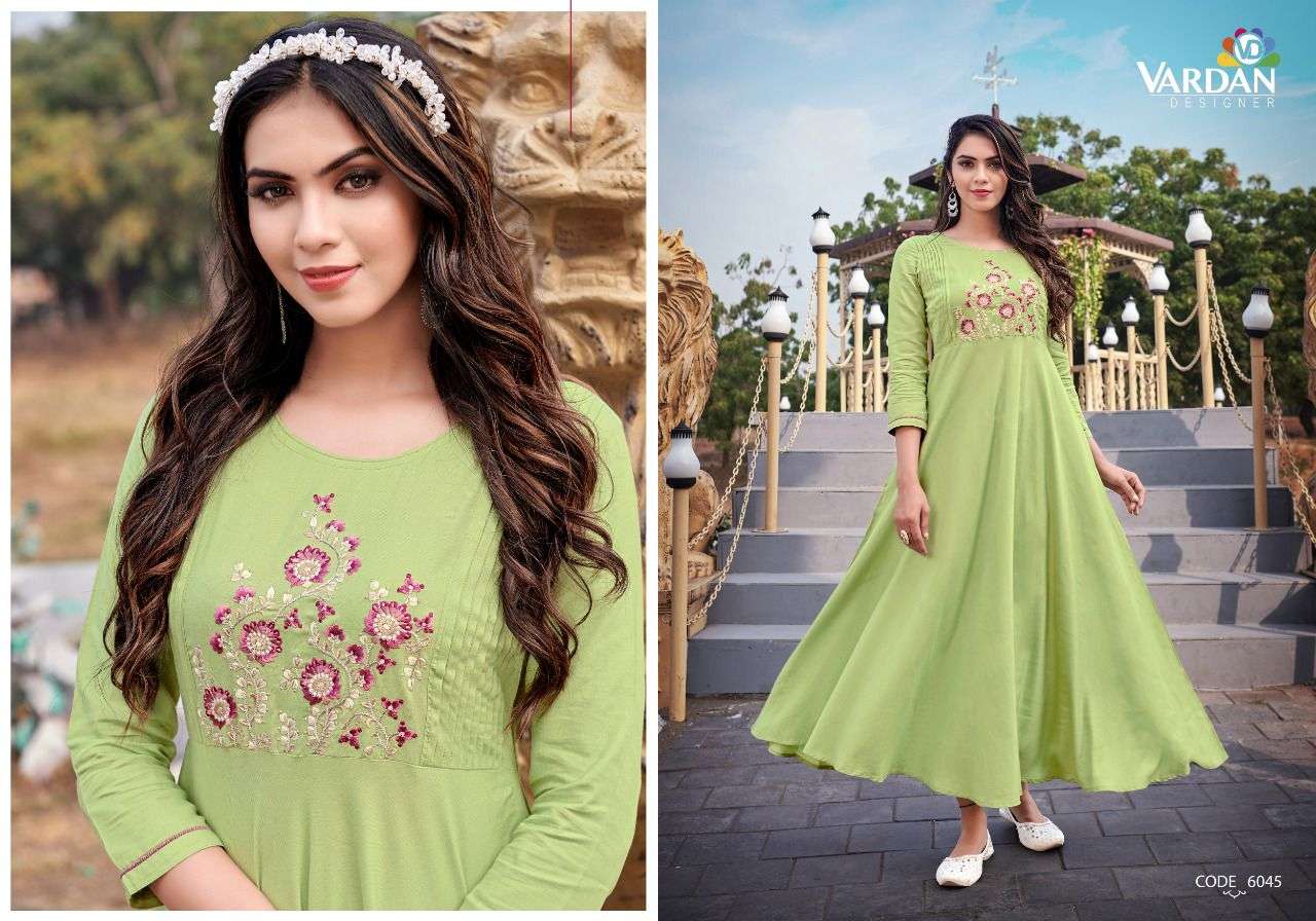 Vardan Designer Ravia Vol- 2 Kurti Wholesale catalog