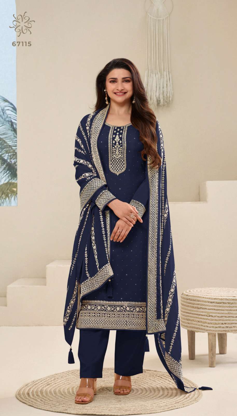 Vinay Kuleesh Parul Colour Plus Salwar Kameez Wholesale catalog