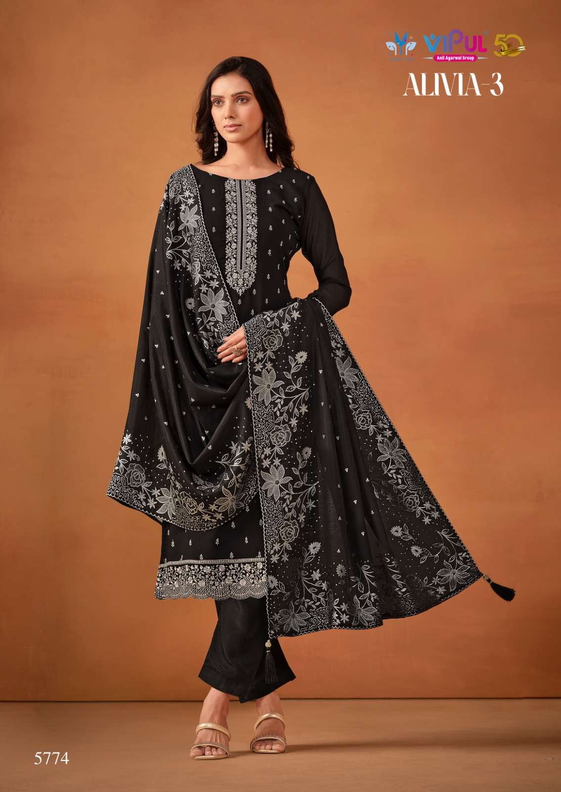 VIPUL ALIVIA-3 Salwar Kameez Wholesale catalog