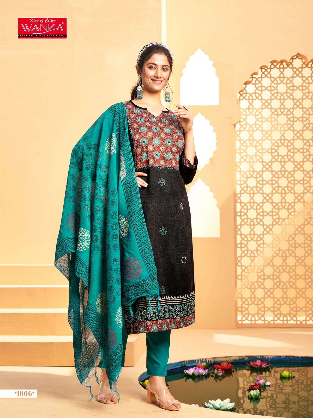Wanna AJRAKH Kurti Wholesale catalog