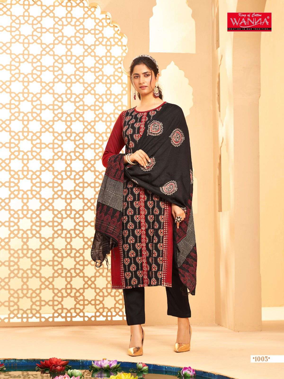Wanna AJRAKH Kurti Wholesale catalog