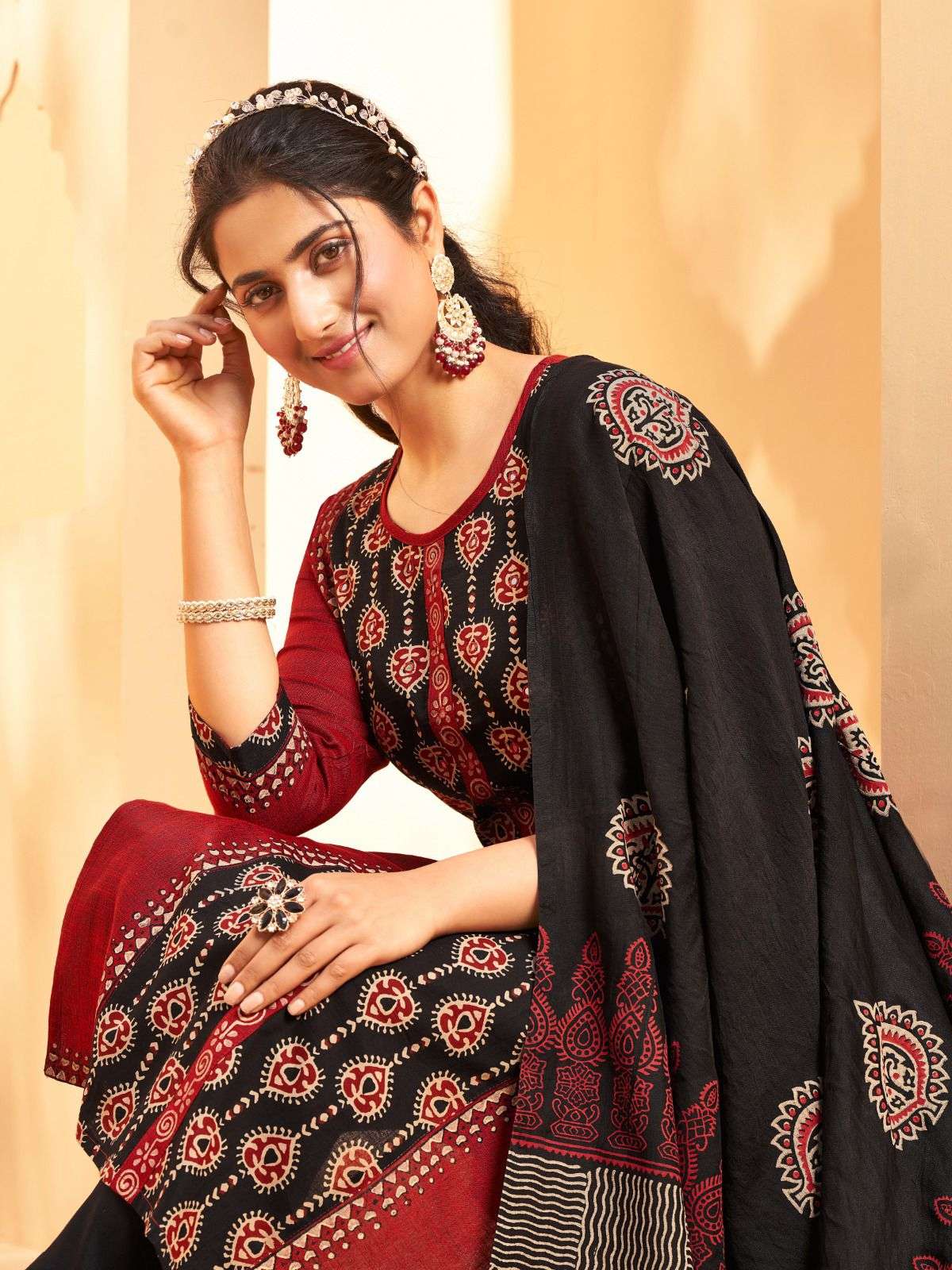 Wanna AJRAKH Kurti Wholesale catalog