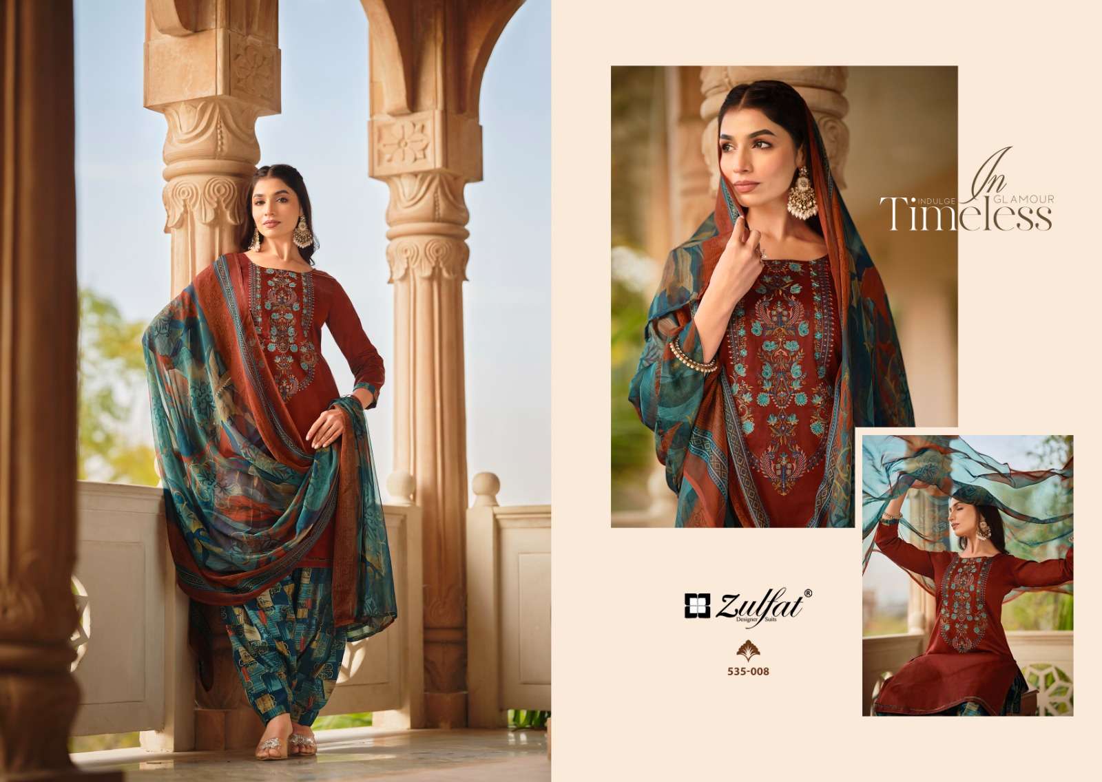 Zulfat Ashnoor Exclusive Designer Dress Material Wholesale catalog