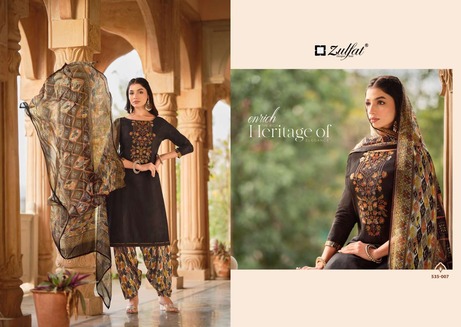 Zulfat Ashnoor Exclusive Designer Dress Material Wholesale catalog