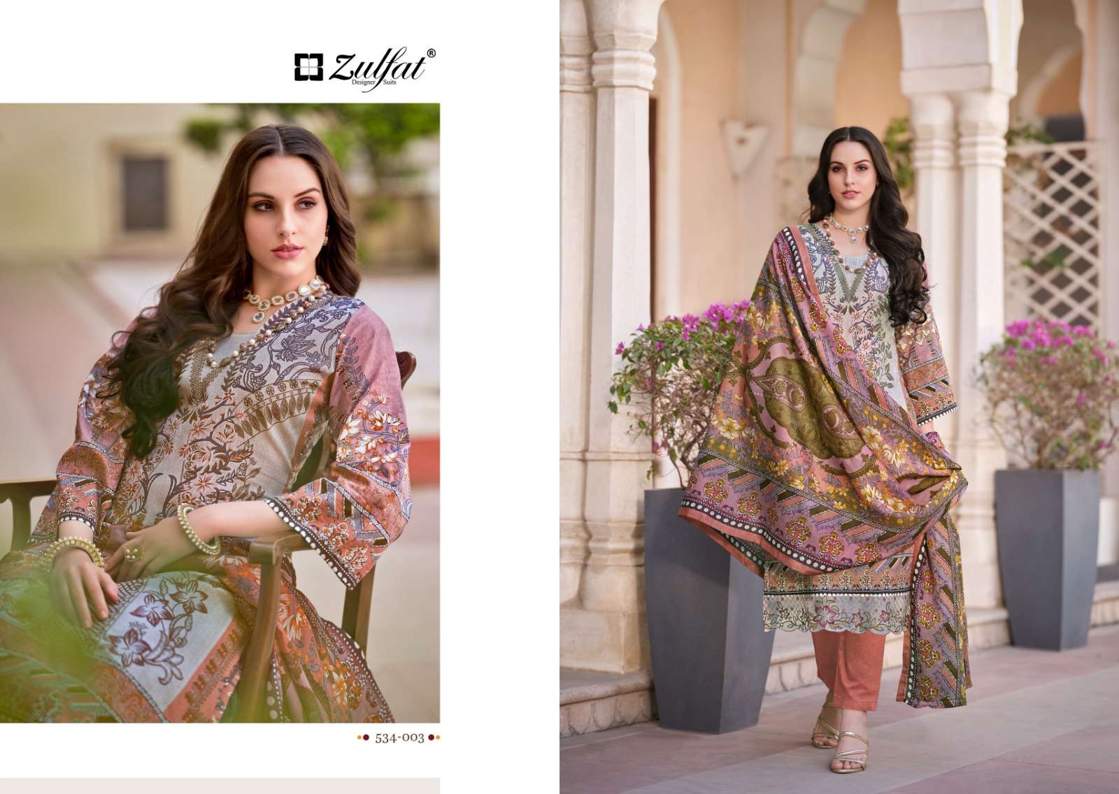 Zulfat Gulrez Exclusive Designer Dress Material Wholesale catalog