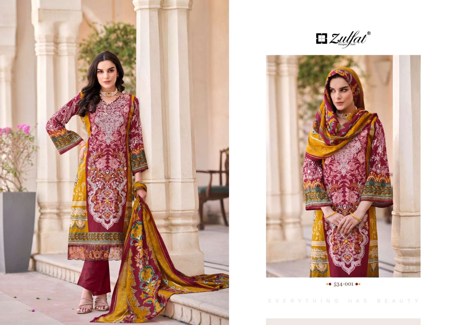 Zulfat Gulrez Exclusive Designer Dress Material Wholesale catalog