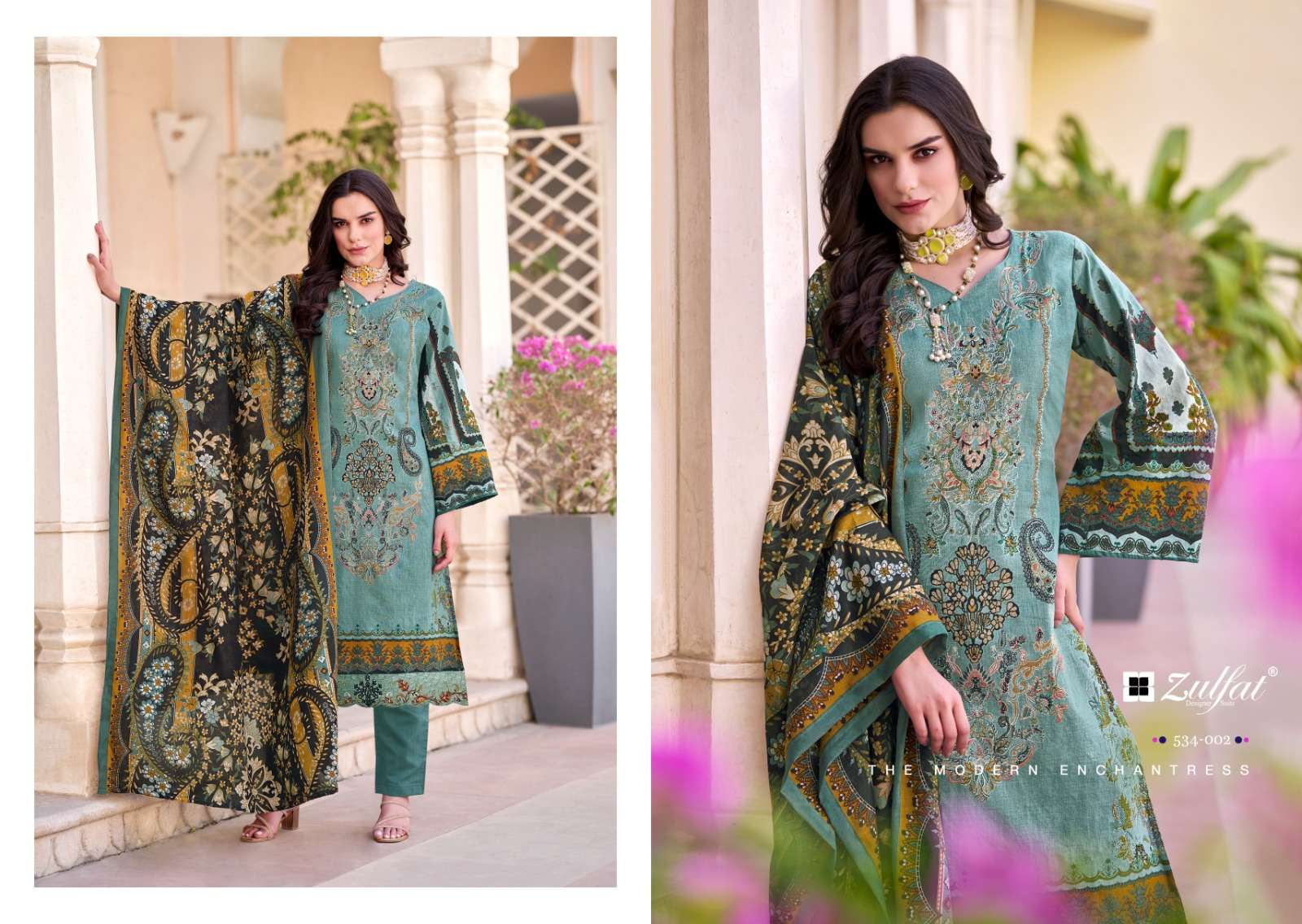 Zulfat Gulrez Exclusive Designer Dress Material Wholesale catalog