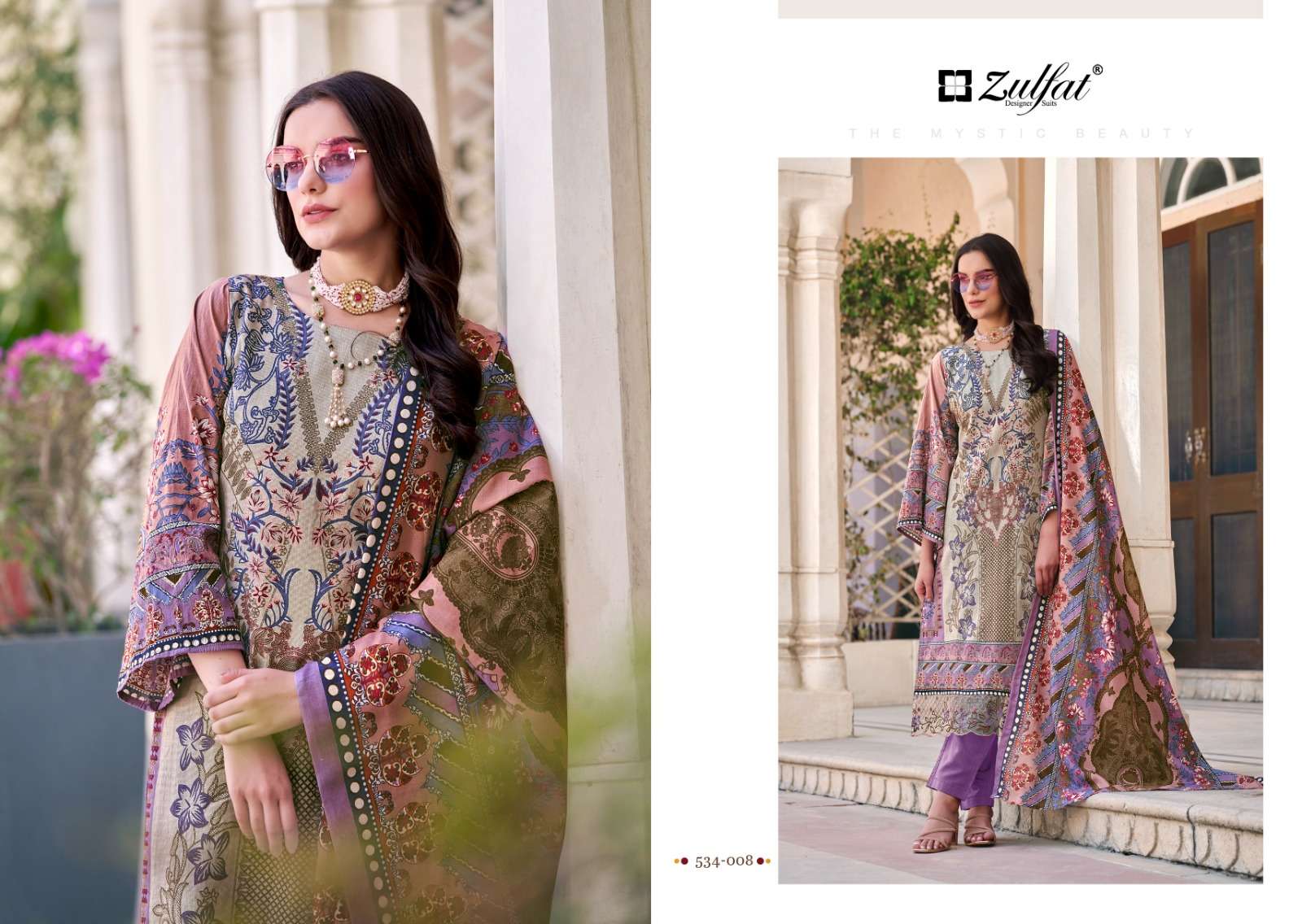 Zulfat Gulrez Exclusive Designer Dress Material Wholesale catalog
