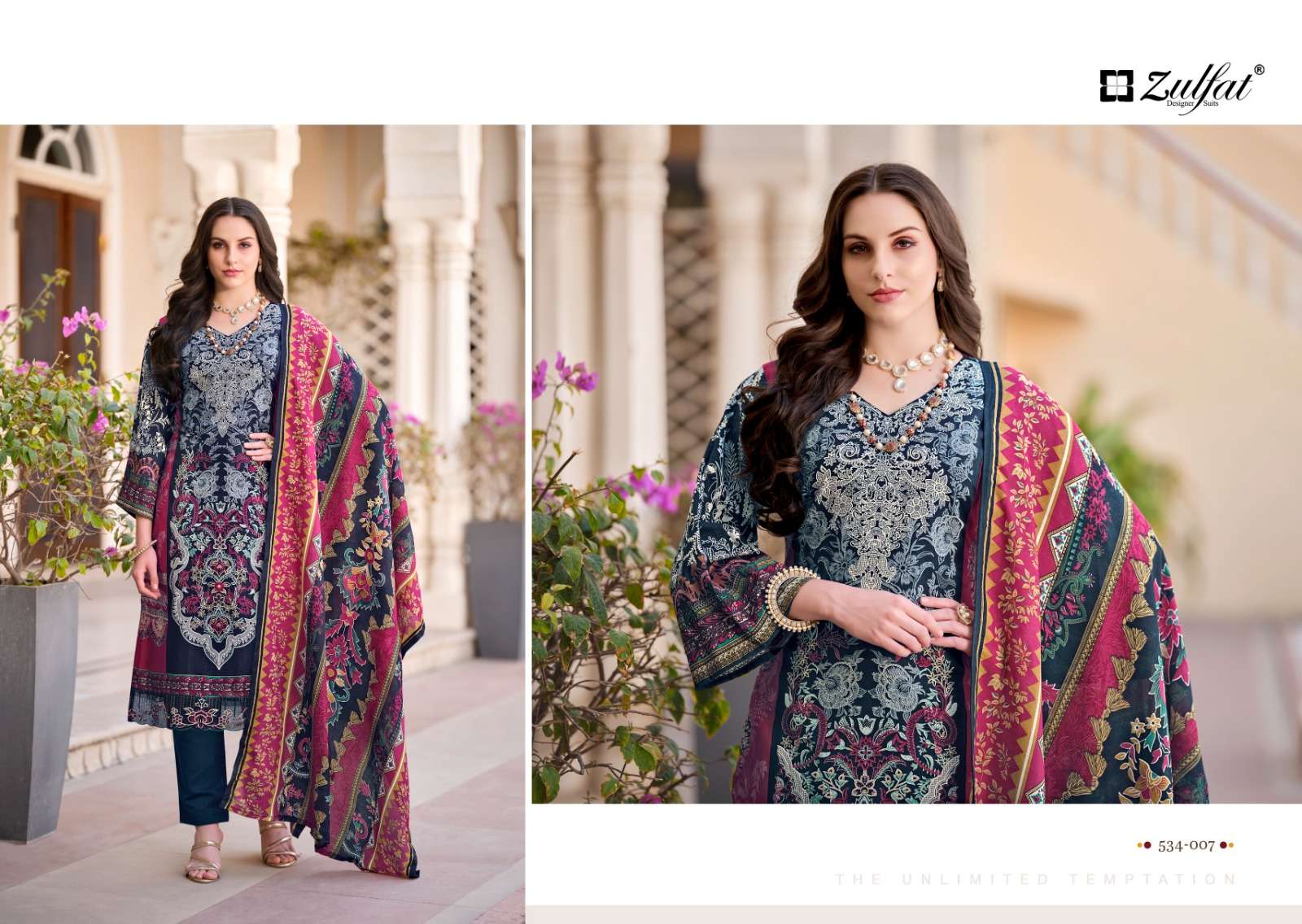 Zulfat Gulrez Exclusive Designer Dress Material Wholesale catalog
