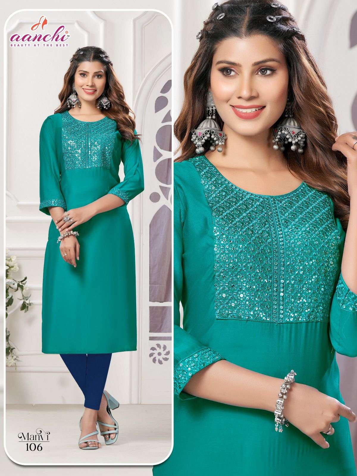 Aanchi MANVI Kurti Wholesale catalog