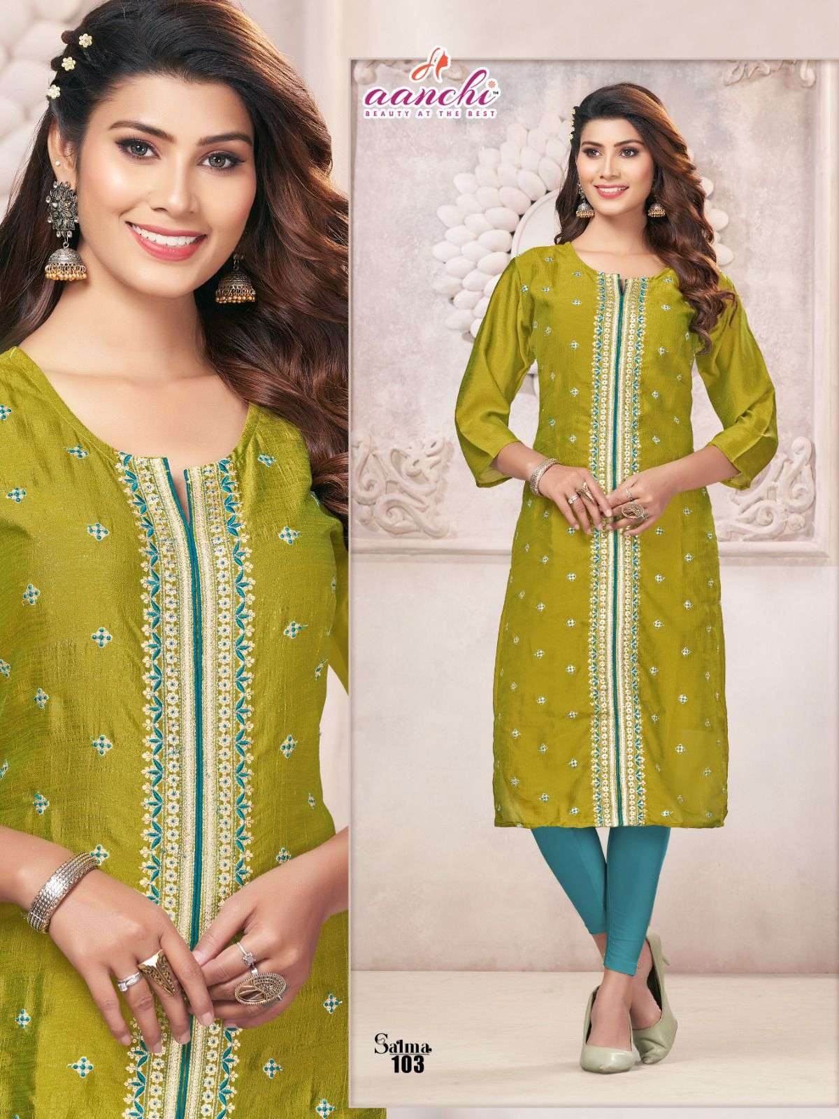Aanchi SALMA Kurti Wholesale catalog