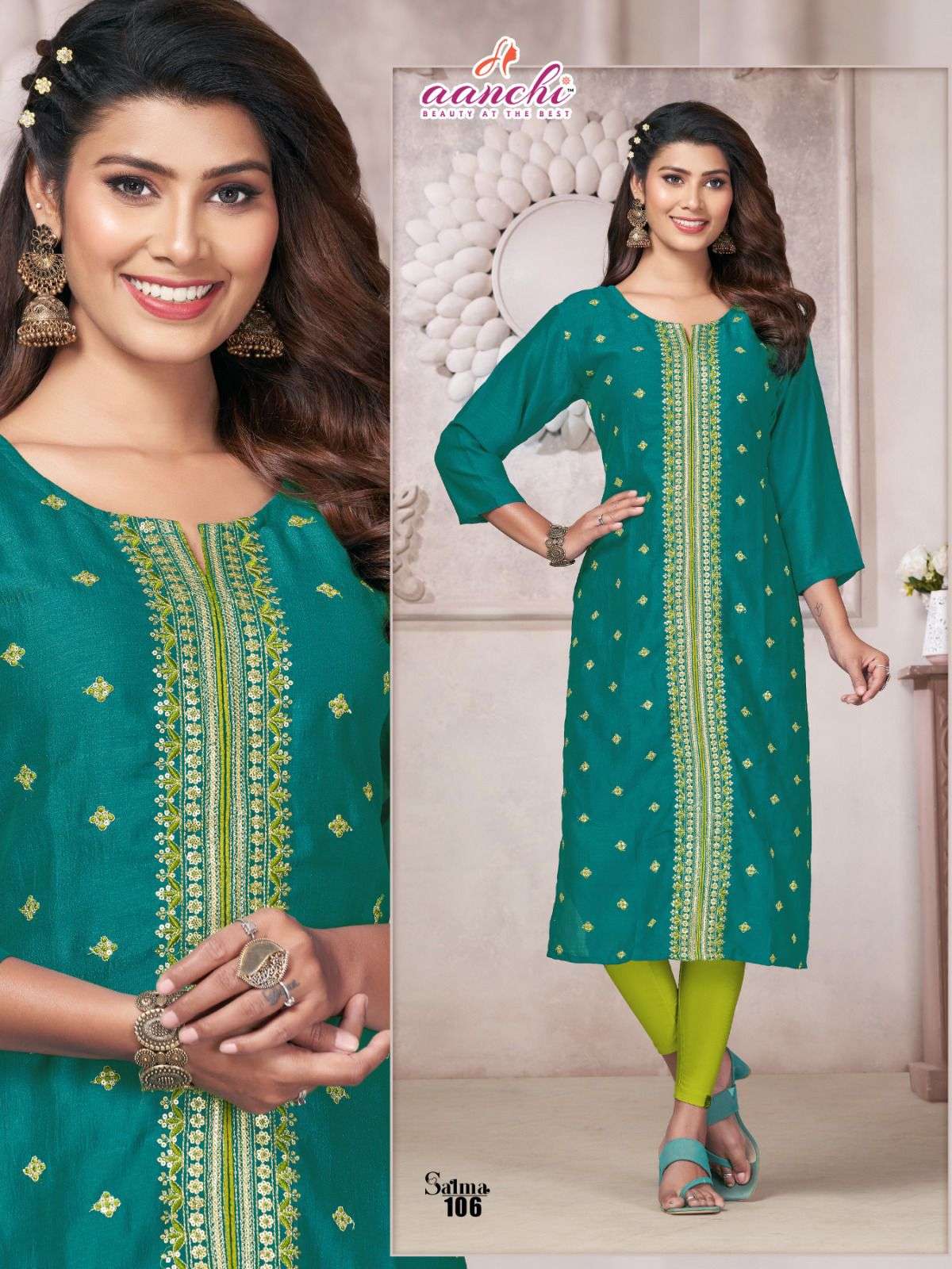 Aanchi SALMA Kurti Wholesale catalog