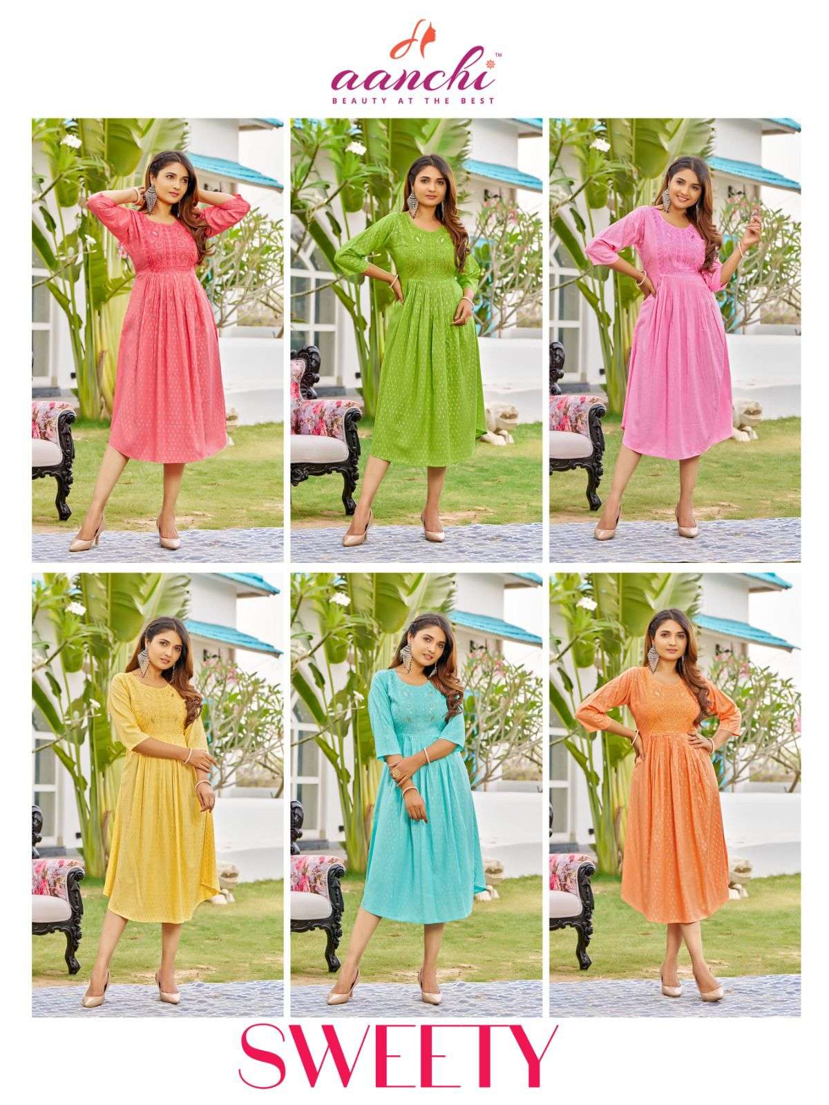 Aanchi SWEETY Kurti Wholesale catalog
