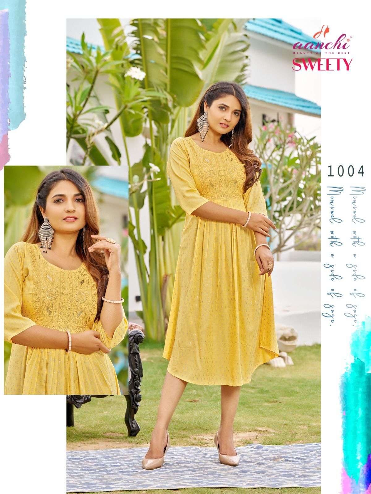 Aanchi SWEETY Kurti Wholesale catalog