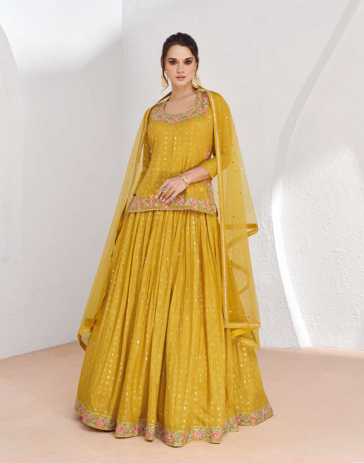 Aashirwad Aarzoo Georgette Designer Wholesale catalog