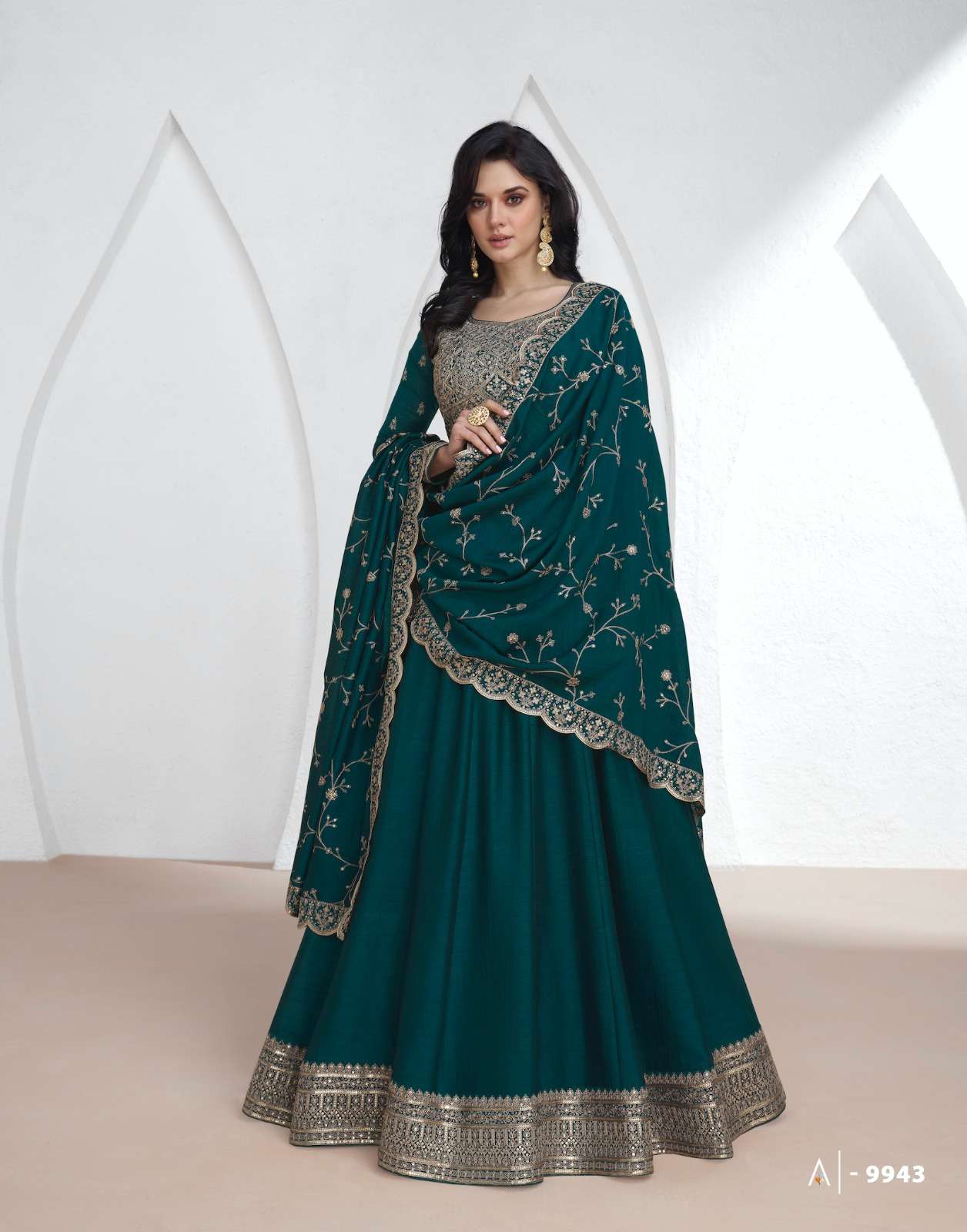 Aashirwad Saroj Premium Silk Designer Salwar Kameez Wholesale catalog