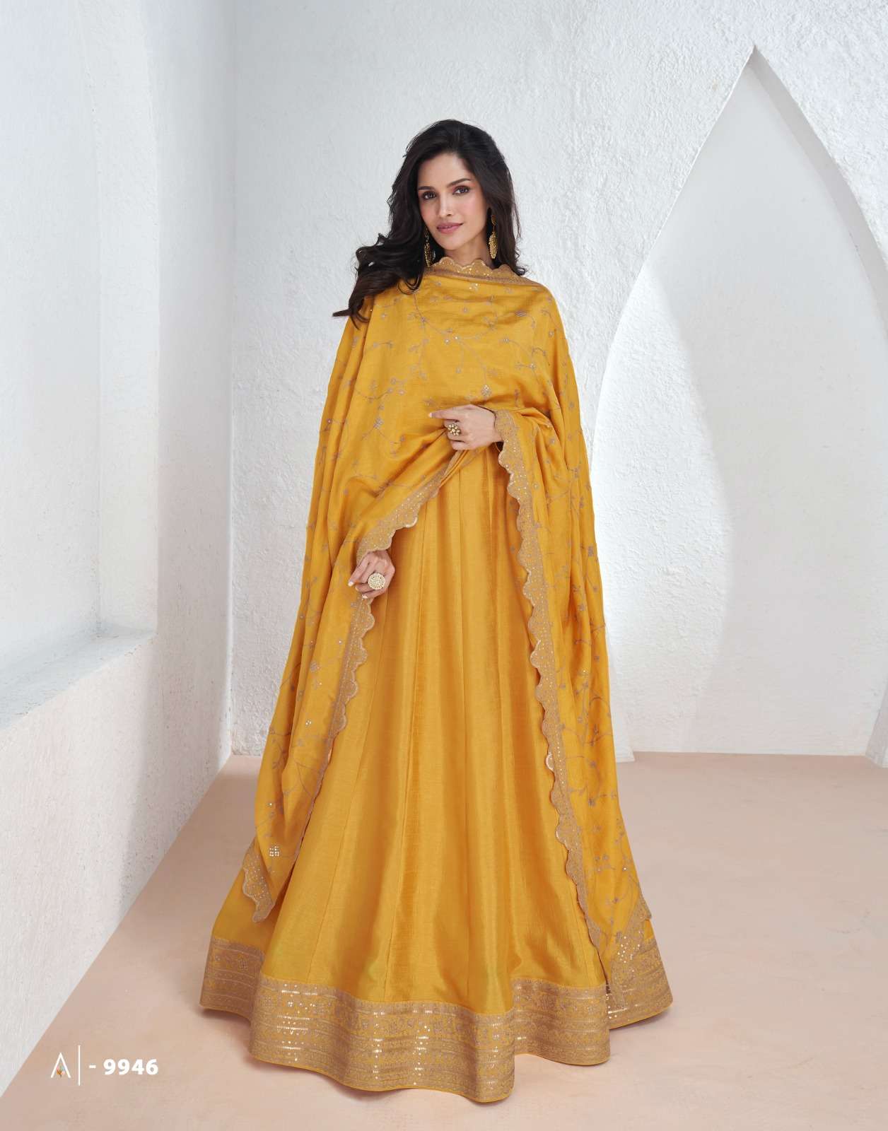 Aashirwad Saroj Premium Silk Designer Salwar Kameez Wholesale catalog