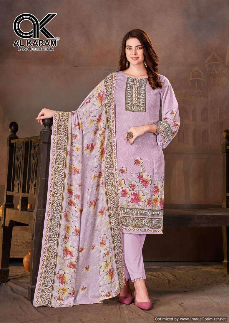 Al Karam Maheruh – Dress Material - Wholesale Catalog