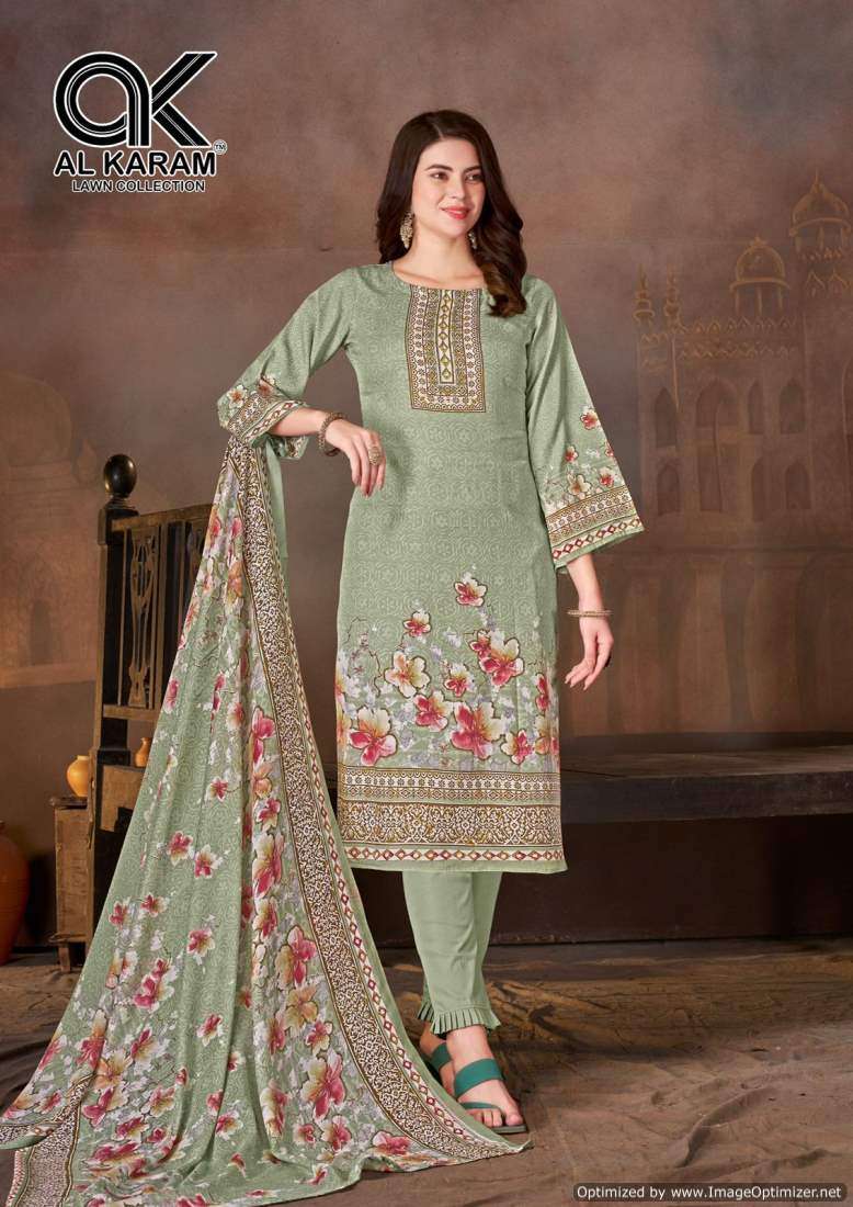 Al Karam Maheruh – Dress Material - Wholesale Catalog