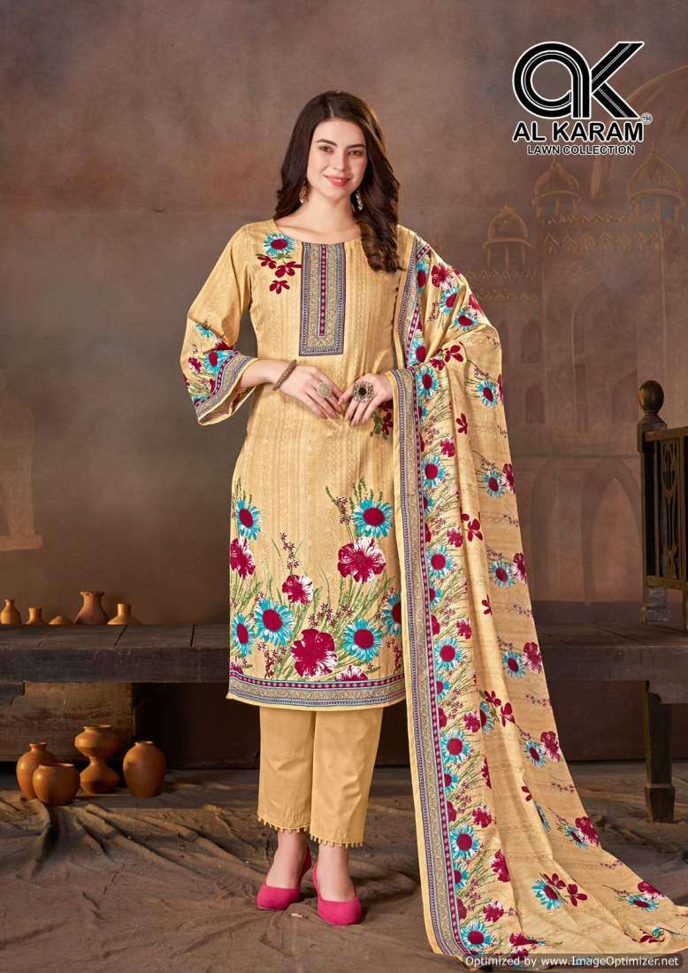 Al Karam Maheruh – Dress Material - Wholesale Catalog