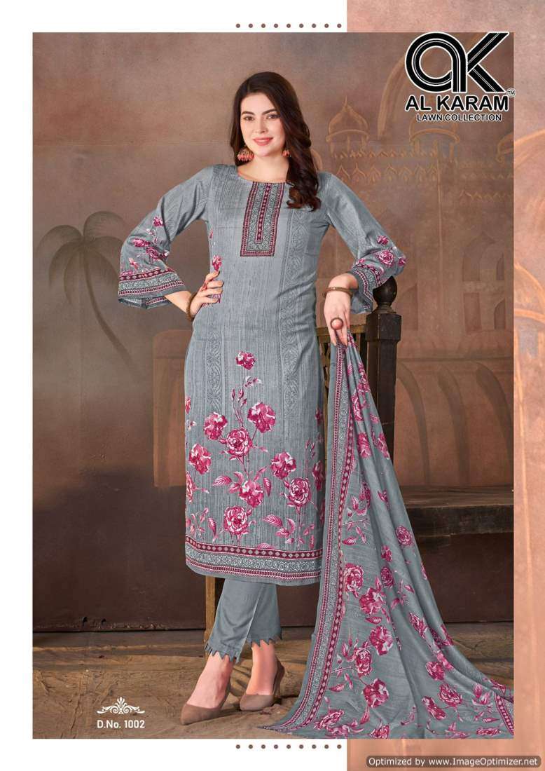 Al Karam Maheruh – Dress Material - Wholesale Catalog