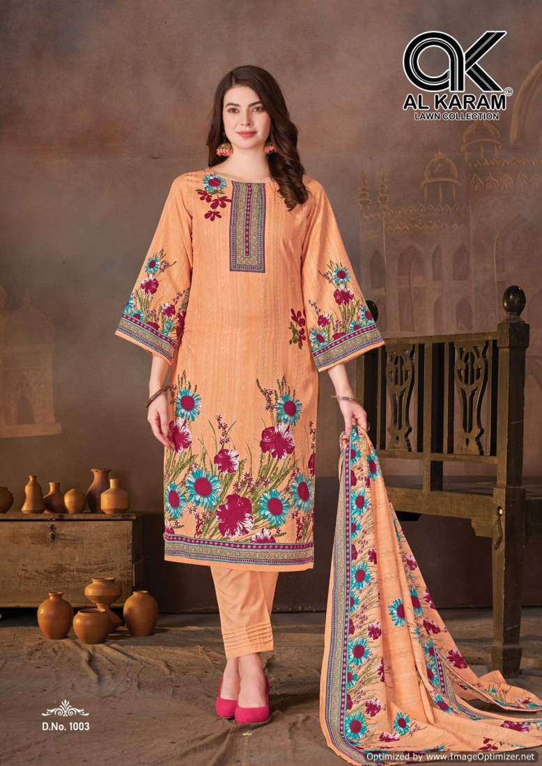 Al Karam Maheruh – Dress Material - Wholesale Catalog