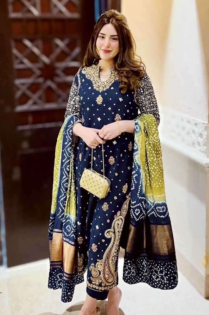 Anamsa 427 Georgette Salwar Kameez Wholesale catalog