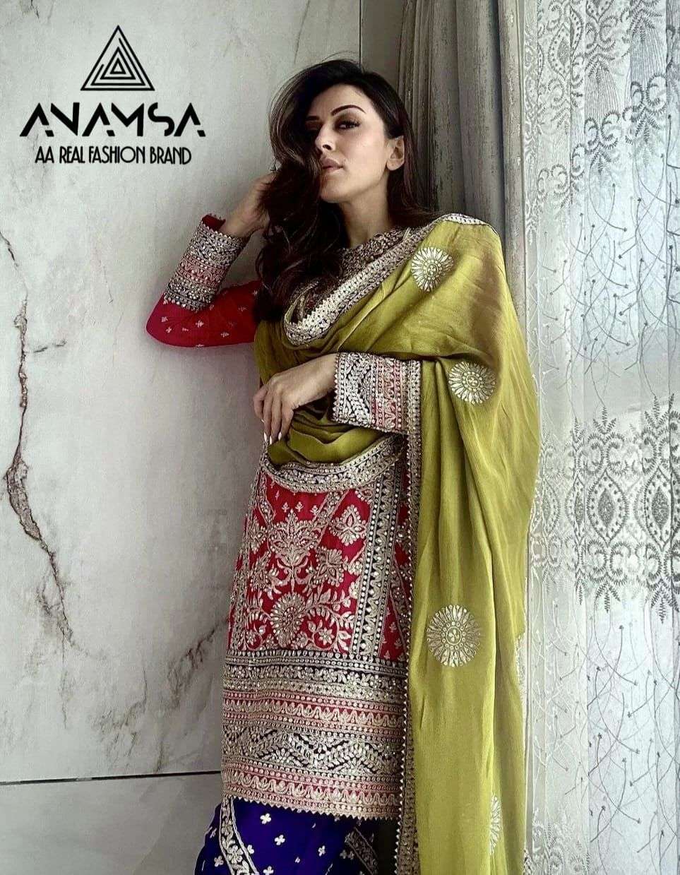 Anamsa 430 Designer Pakistani Suits Wholesale catalog