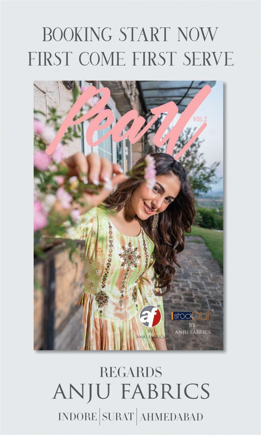 Anju Fabrics Pearl vol -2 Kurti Wholesale catalog
