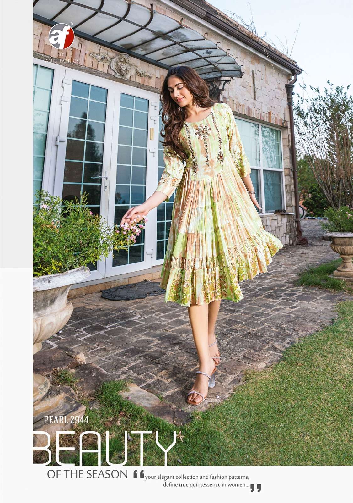 Anju Fabrics Pearl vol -2 Kurti Wholesale catalog