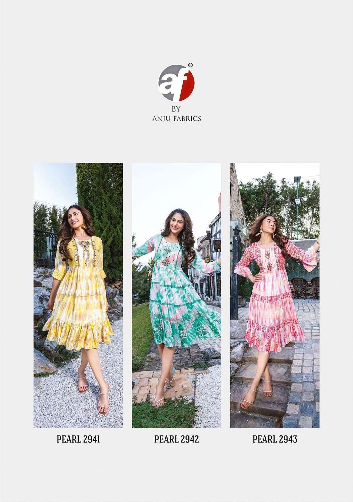 Anju Fabrics Pearl vol -2 Kurti Wholesale catalog