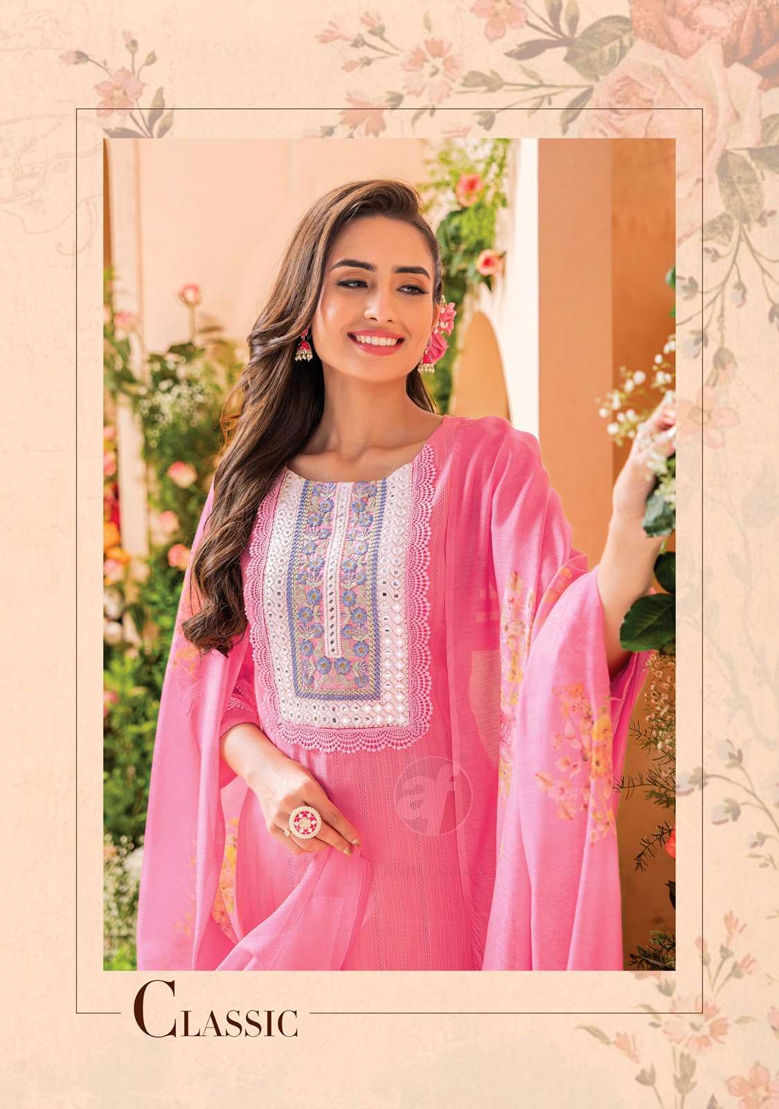 Anju Fabrics Preety Petals Kurti Wholesale catalog