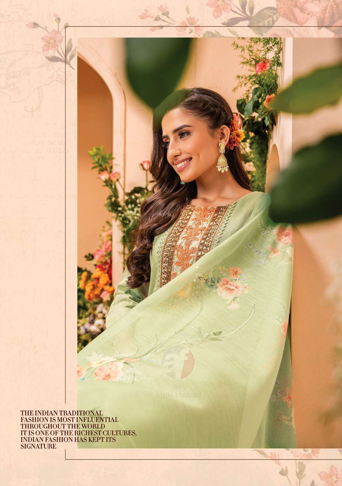 Anju Fabrics Preety Petals Kurti Wholesale catalog