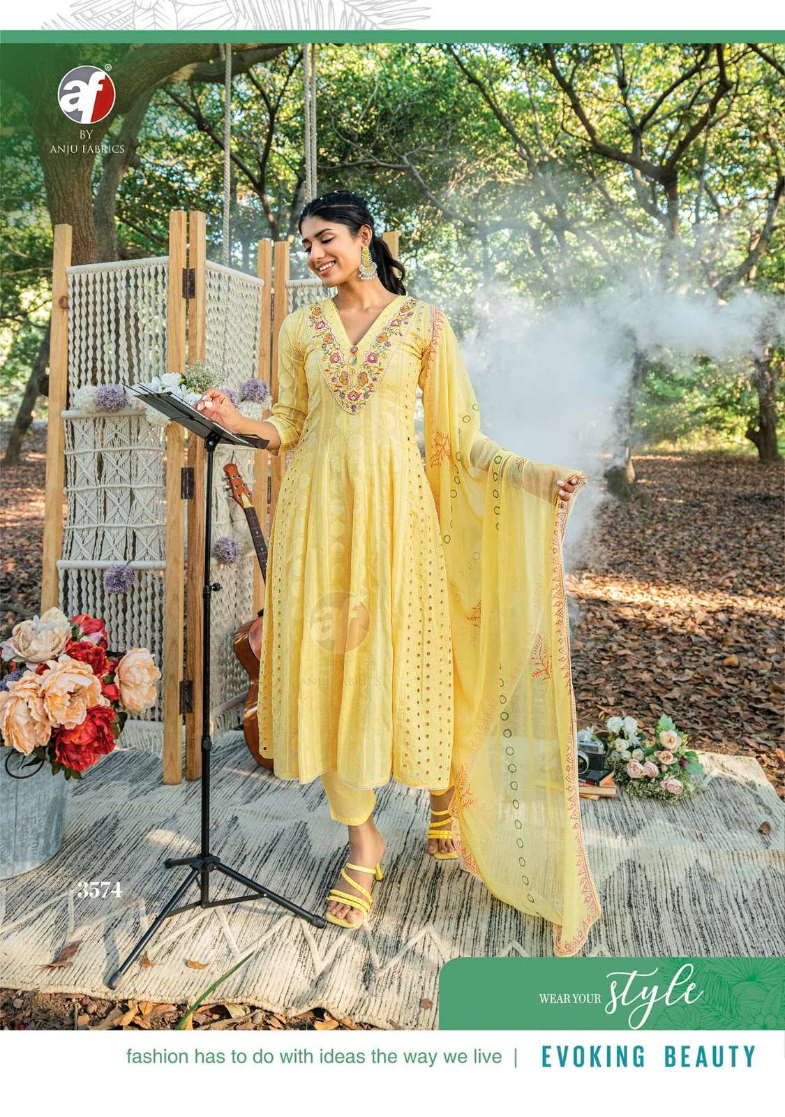 Anju Fabrics Rhythm Kurti Wholesale catalog