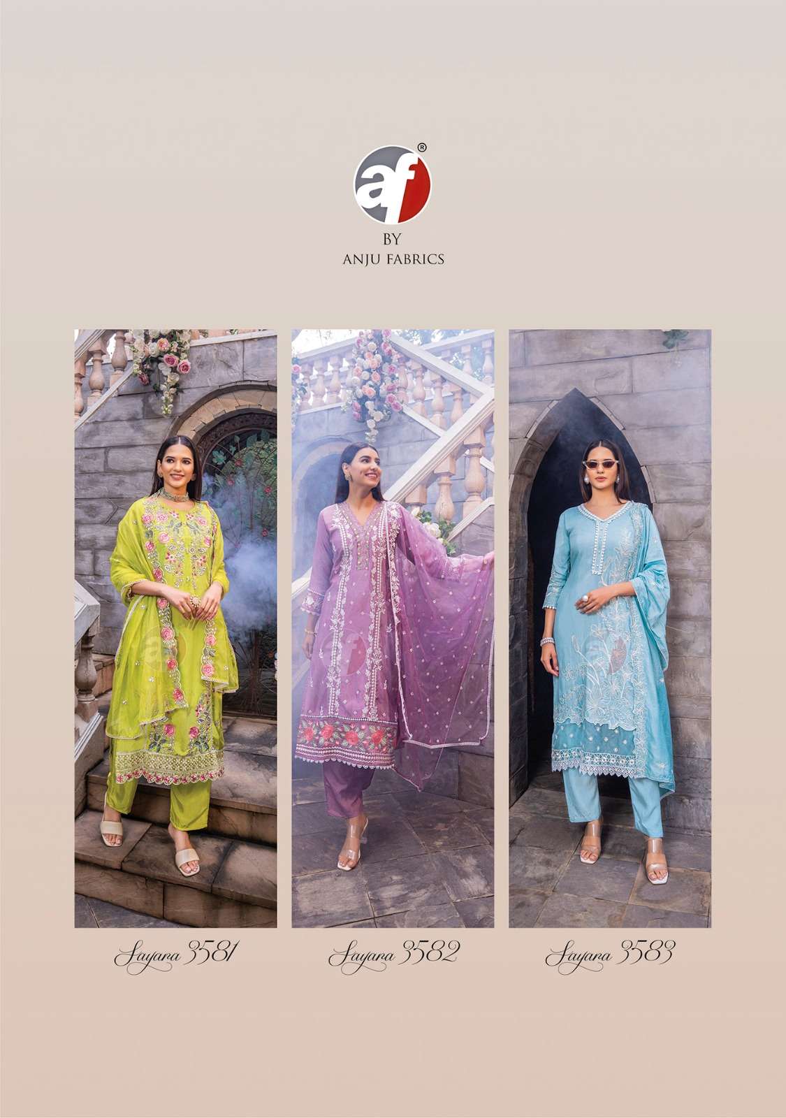 Anju Fabrics Sayara Kurti Wholesale catalog